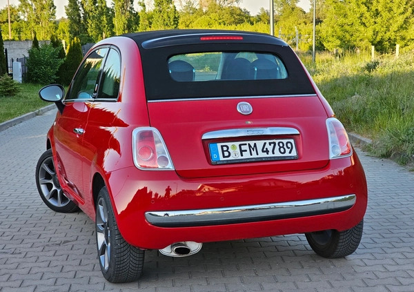 Fiat 500 cena 19900 przebieg: 127000, rok produkcji 2011 z Jaraczewo małe 277